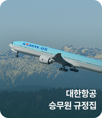 대한항공 승무원 규정집